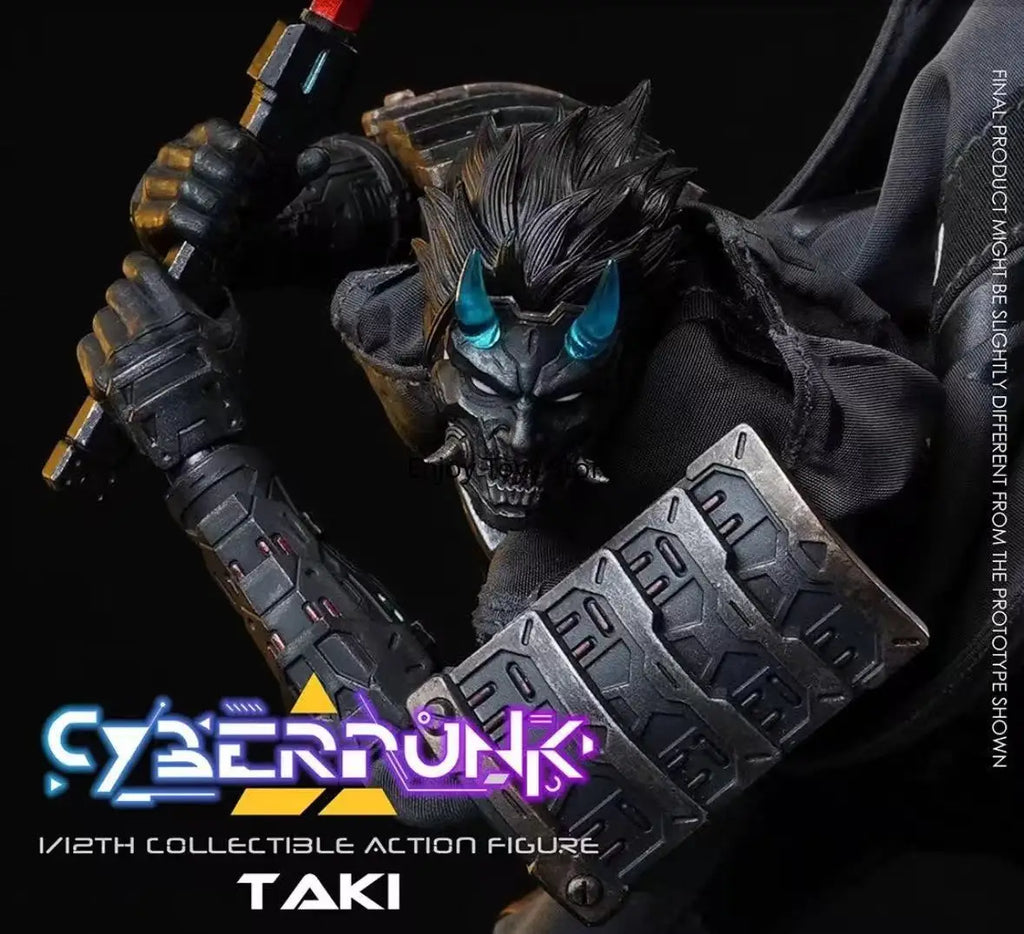 In Stock VTOYS VSD010 Cyberpunk Samurai Taki 1/12 Movable Soldier Figure