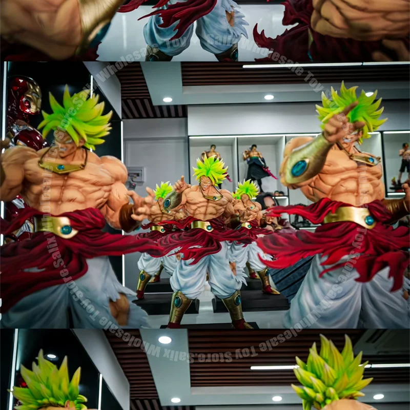 В наличност CK&amp;Jt Статуя 50см Dragon Ball Super Saiyan Broli Gk Break Broli PVC статуя Фигура PVC колекция Модел Колекция играчки
