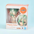 Echte offizielle Original Bandai Figuarts Dr. Stone Ishigami Senkuu Actionfigur Anime Echtes Sammlerstück Boxmodell Puppenspielzeug