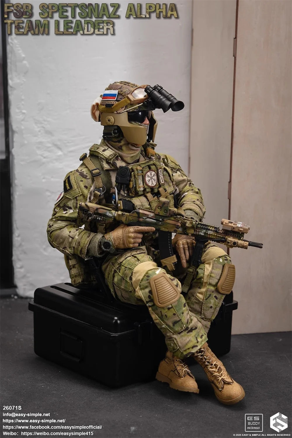 Limited Version 1/6 ES 26071S FSB The Russian Action Figure Soldier Doll Full Set Moveable Action Figure About 12" Doll Gift