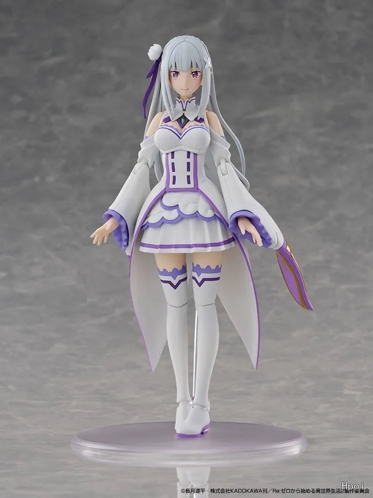 KADOKAWA Plastic Model Re:ZERO Emilia DX Ver. Swimsuit & Gown Dual Body Pre-colored Ready Stock