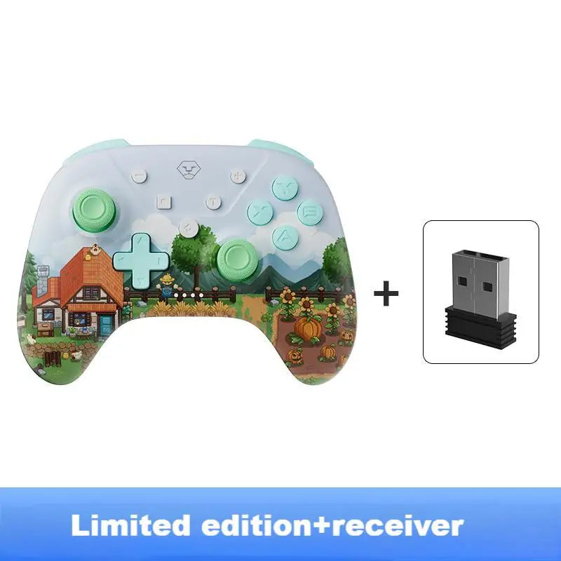 AOLION Bluetooth controller For Switch 2/1/PC/iOS/Android game pro Gamepad support Tubro Function