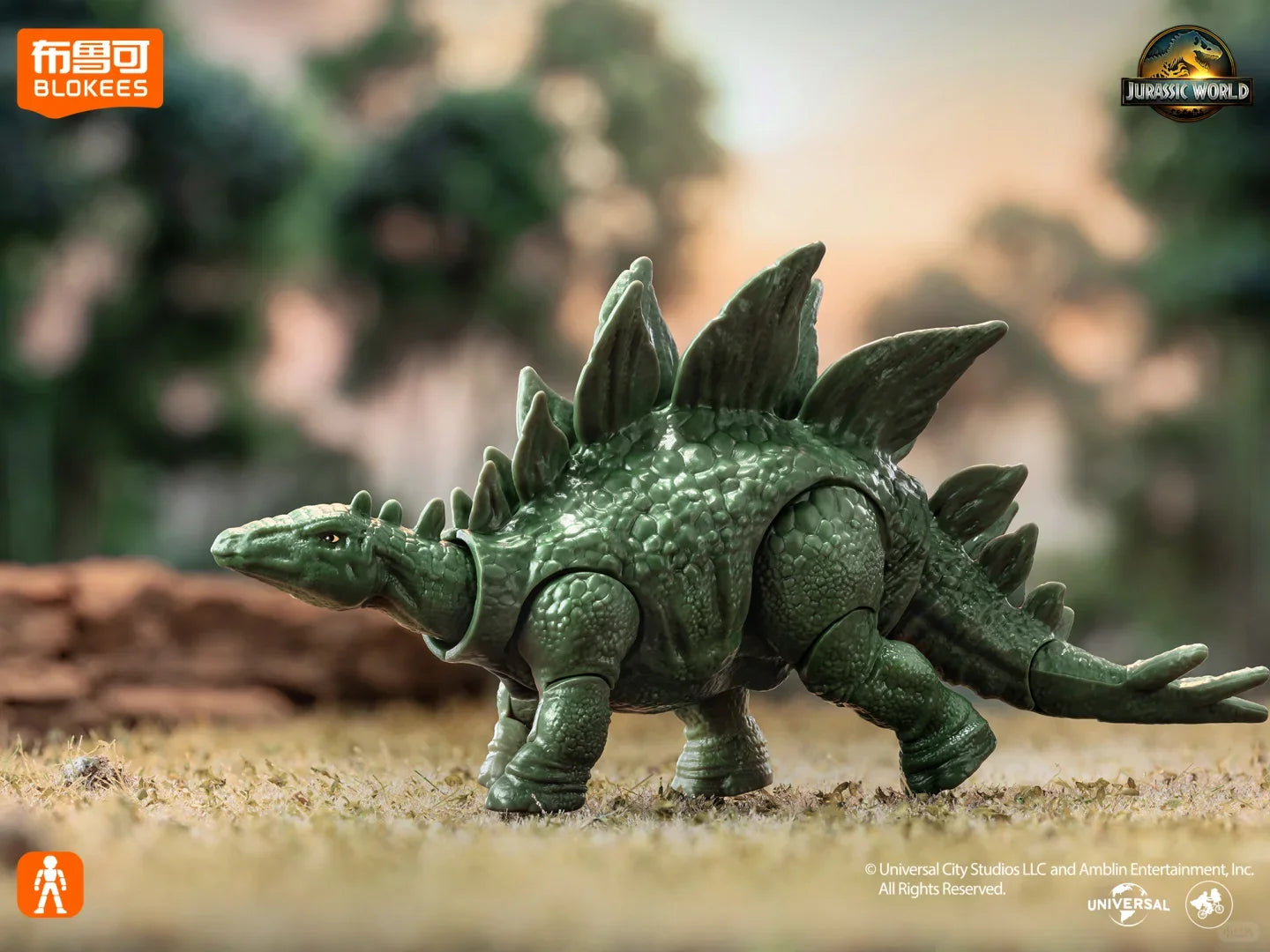 Original Blokees Jurassic World Terraventure Series Vol.1 Blind Box Action Figures Tyrannosaurus Peripheral Collection Boy Gift