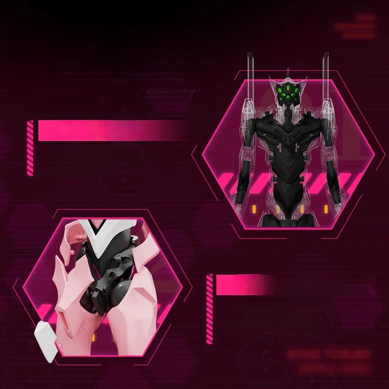 BLOKEES EVANGELION EVA-08 NEON GENESIS Action Figure Mari Makinami Illustrious Legendary Edition Assembled Anime Doll Toys Gifts