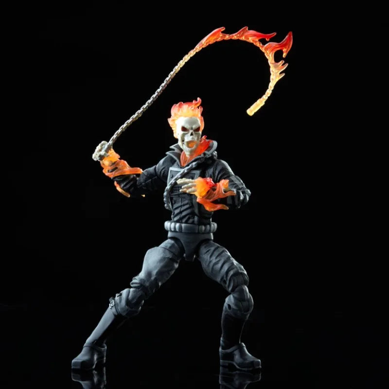 Hasbro Genuine Marvel Legends Ghost Rider Johnny Blaze Comic Edition Action Figure Toys for Boys Girls Gift Collectible Model