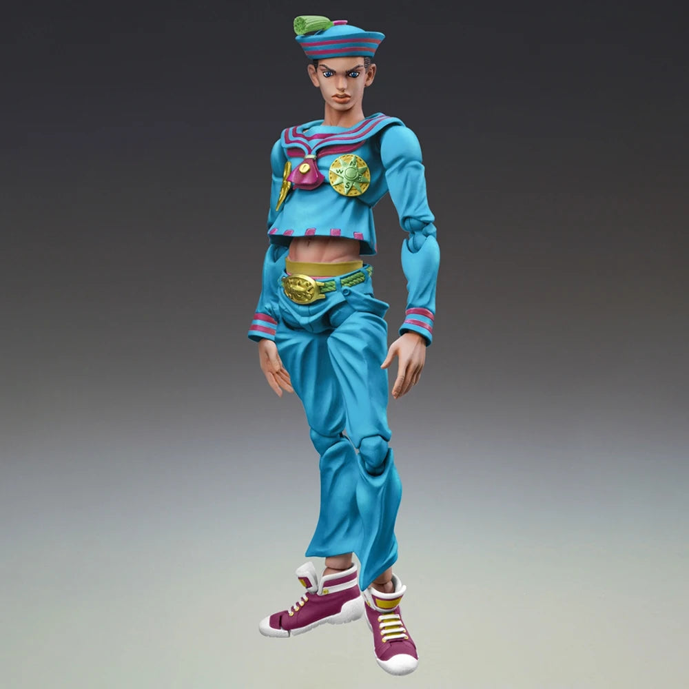 In Stock Original Medicos Entertainment Super Action Statue Jojo No Kimyou Na Bouken Jojolion Soft & Wet Anime Figure Garage Kit