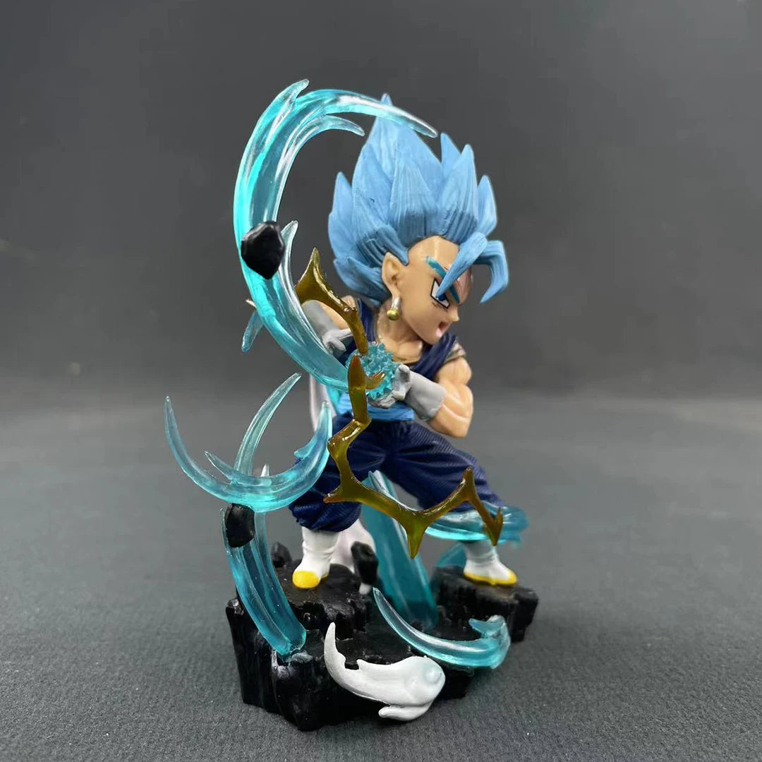 Q версия Dragon Ball Z Vegeta фигурка Vegetto 11CM PVC екшън фигурки колекция модели играчки