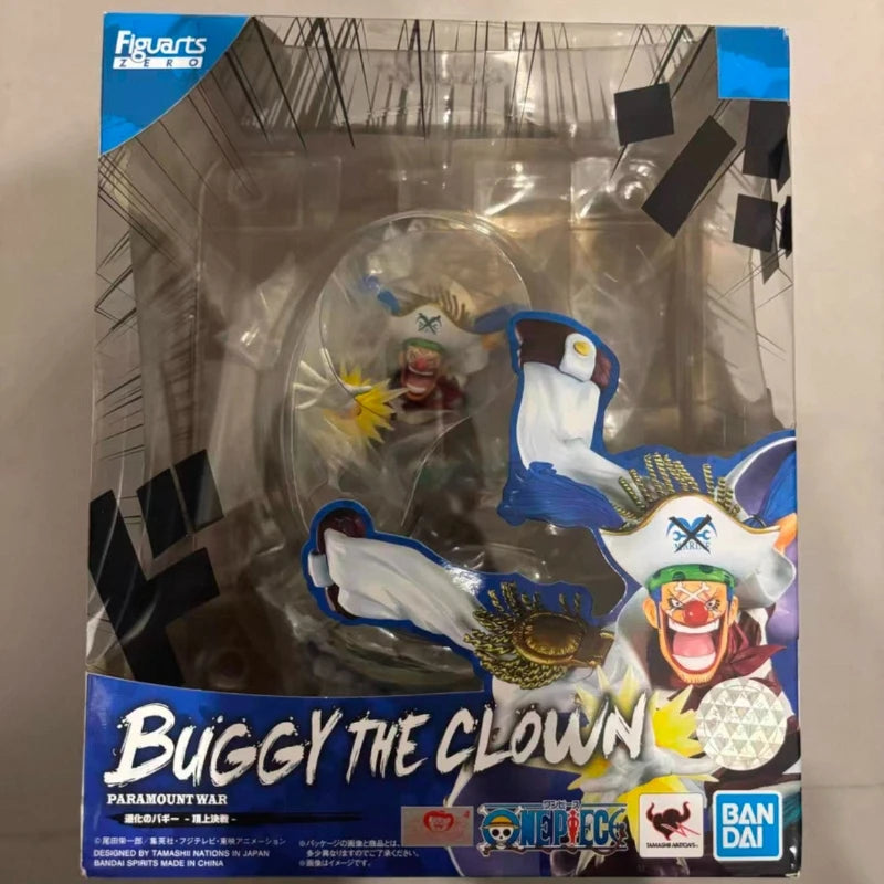 BANDAI F.Zero One Piece  Buggy the Clown Marineford War Original genuine PVC Action Anime Model Toys Figure Collection Doll Gift
