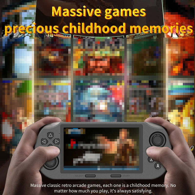 4,5-Zoll-IPS-HD-Bildschirm Handheld Wireless Game Console, große Batteriekapazität Ausgestattet mit 1,2 G Dual-Core-Prozessor SF3000