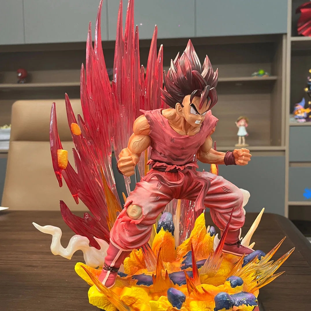 38 cm DBZ Anime Dragon Ball Z Figur Kaiouken Goku Actionfigur PVC Sammlung Modell Spielzeug Geschenke