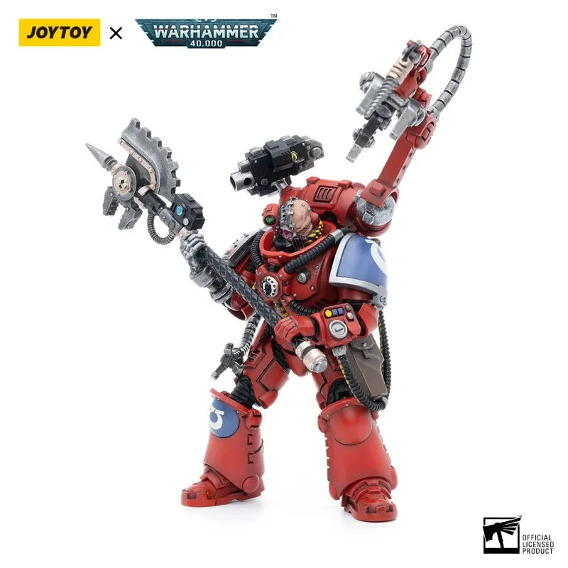 JOYTOY Warhammer 40K 1/18 Action Figure Ultramarines Primaris Techmarine Anime Military Model Decor Collectible Desktop Ornament