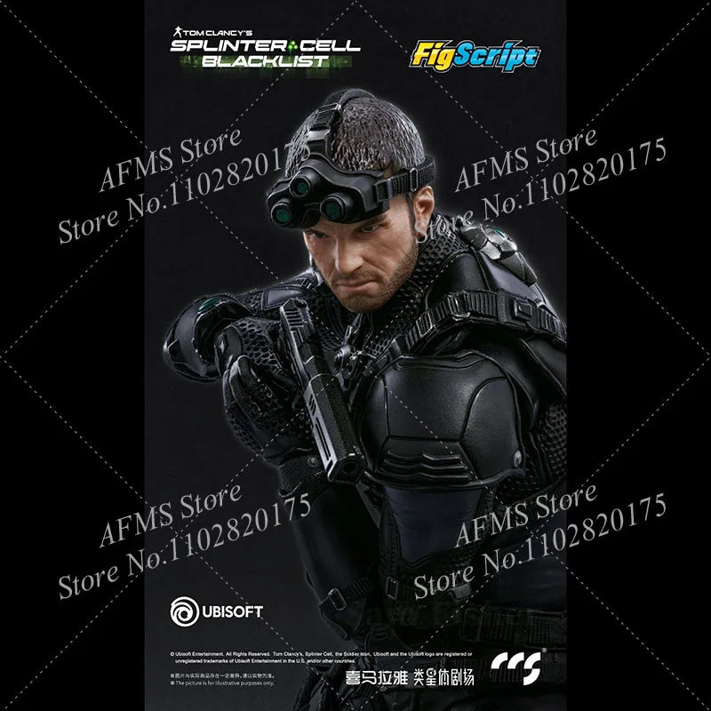 CCSTOYS 1/12 Scale Collectible Figure Figscript Sam Fisher Modern Game Combat Dolls Full Set 6Inch Men Soldier Action Figure Mod