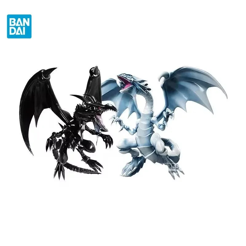Original Bandai Yu-Gi-Oh! Duel Monsters Rote Augen Schwarzer Drache Anime Figur Sammlung Ornamente Figur Spielzeug Geschenk 13cm