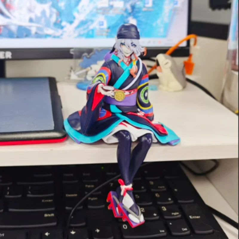 Genuine Original Furyu Mononoke Medicine Seller Kusuriuri Anime Figure Noodle Stopper Model Desktop Ornament Toys Collect