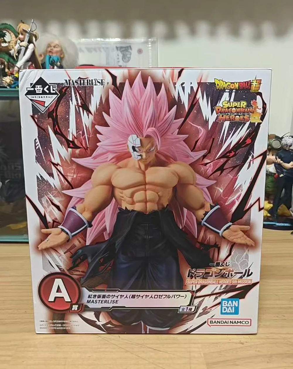 100% Original in Stock Bandai Spirits Ichiban Kuji Super Dragon Ball Heroes Akaki Kamen No Saiyajin SSR Full Power Birthday Gift