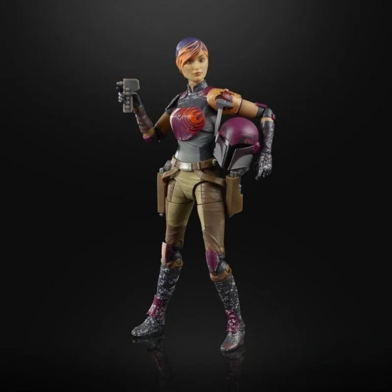 New Star War The Black Series Sabine Wren Bounty Hunter Action Figure Toys Collection 6-Inch Model Children Birthday Gifts