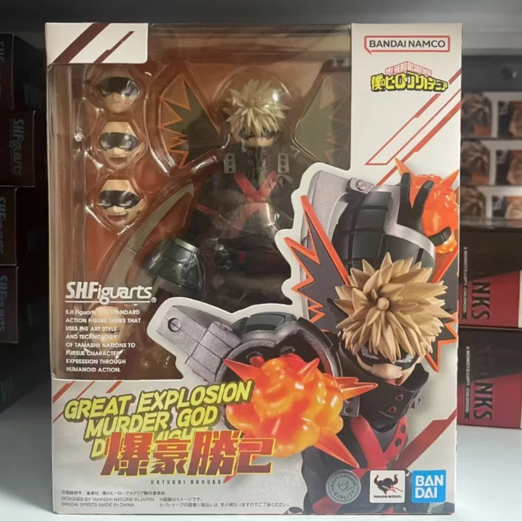 In Stock Bandai S.H.Figuarts Series Mobile Toys Midoriya Izuku, Bakugo Katsuki Toy Collection Gift