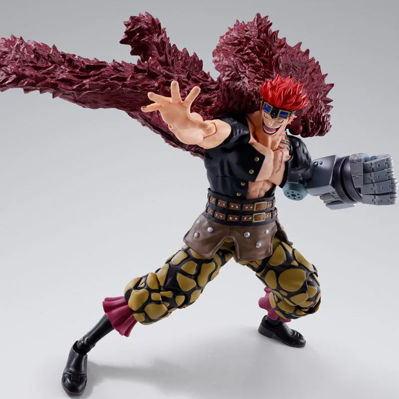 In Stock BANDAI Original Box S.H.Figuarts EUSTASS.KID LUFFY Anime Action Figure Model Toy Gift for Kid Foam Box Packaging
