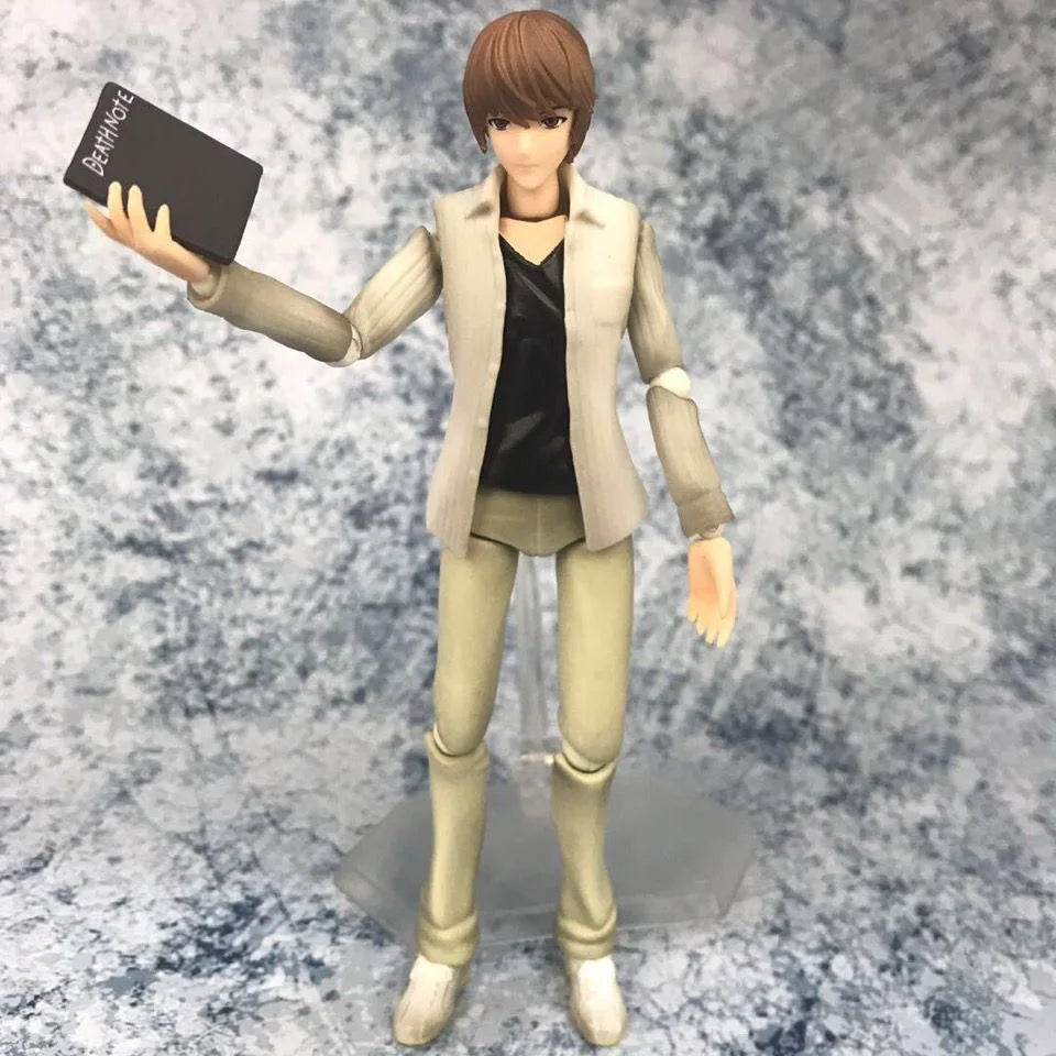 Figma Death Note Yagami Light Anime Action Figure Toy Collection Model Ornament Pvc Doll Gifts