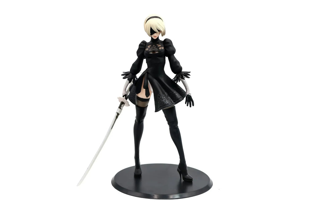 Yorha Figur NieR Automata 2B Nr. 2 Typ B Anime Figuren Deluxe 28 cm PVC Modell Action Figur Sammlung Dekoration Spielzeug Geschenke