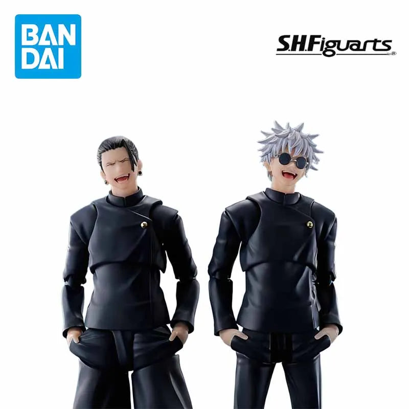 BANDAI Original MODEL KIT GUNDAM SHF SATORU GOJO SUGURU GETO Anime Action Figure Assembly Model Toys Model Gifts for Boys