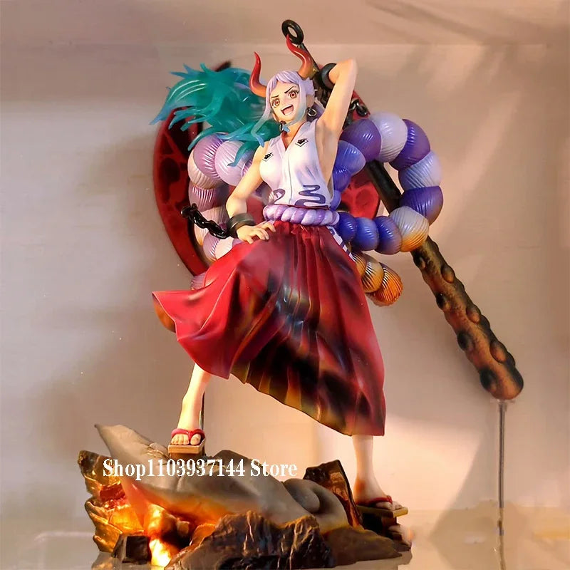 Cartoon Wano Country Yamato Figure Action One Piece Pop Figures Yamato Figurine Island of Ghost Girl Statue 30.5cm Pvc Toys Gift