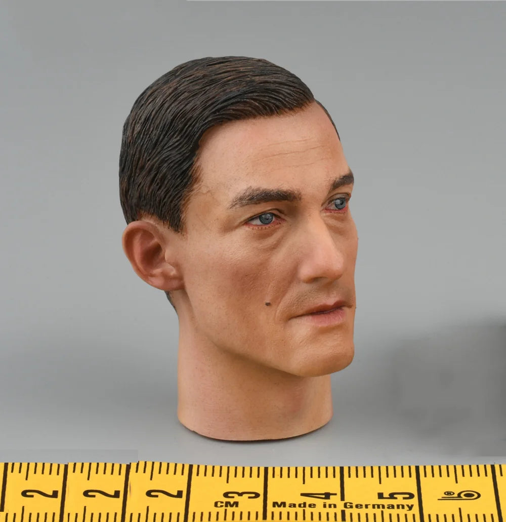 DID D80159 1/6 WWII Series Infantry Lieutenant Father and Brother Winter Male Head Sculpture Carving Fit 12" DAM COO Body Figure