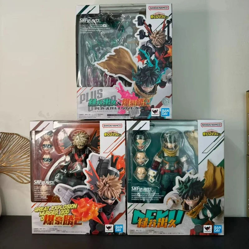 Bandai S.H.Figuarts SHF My Hero Academia Katsuki Bakugo Anime Action Fighter Finished Model Toy Gift for Children Kid in Stock