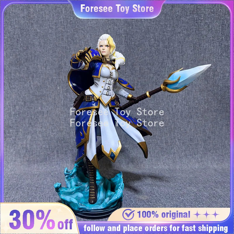 25-27cm World of Warcraft Varian Jaina Guldan Tyrande Arthas Varok Anime Figures Desktop Ornament Decoration Best Gifts for Boys