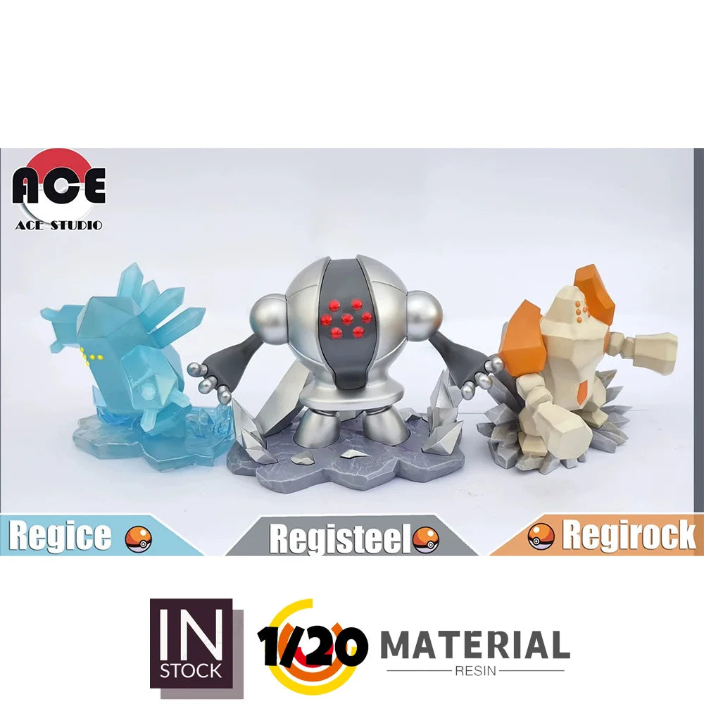 [IN STOCK] 1/20 Scale World Figure [ACE Studio] - Regirock & Regice & Registeel