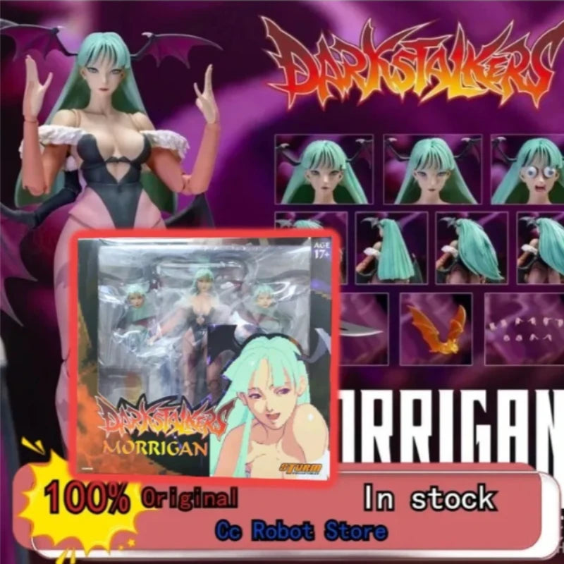 [In-Stock Original] Storm Collectibles Dark Hunters: Night Warrior Morrigan Aensland 1/12 Action Figure Model Toy