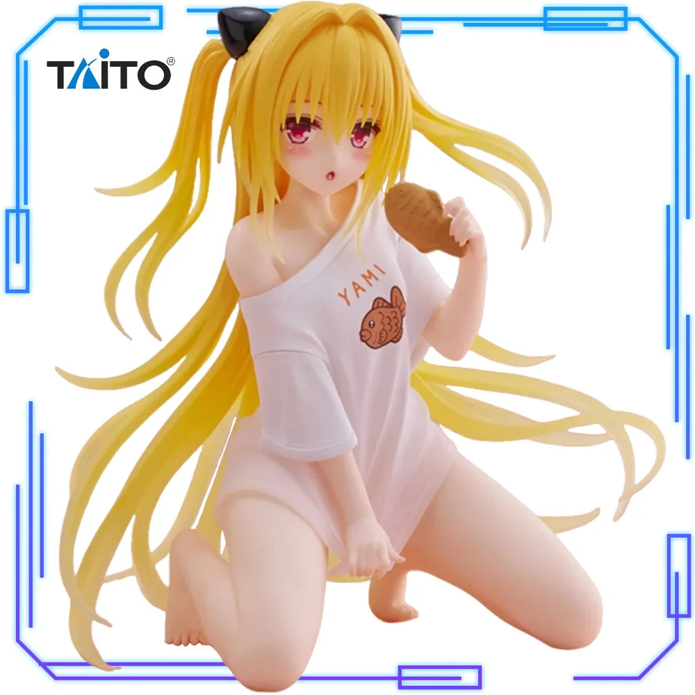 In Stock Taito Original Genuine To Love-Ru Darkness Golden Darkness Konjiki No Yami Room Wear Ver 13cm Model Desktop Cute Figure