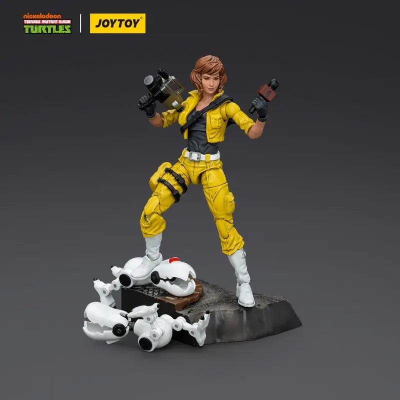 [IN STOCK] JOYTOY 1/18 Action Figures TMNT Splinter April O'Neil Anime Figures Model Toy