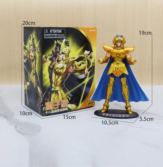 Anime Saint Seiya gold saints Statue model Desktop decoration GK Collection handmade model PVC material.toy gift kid