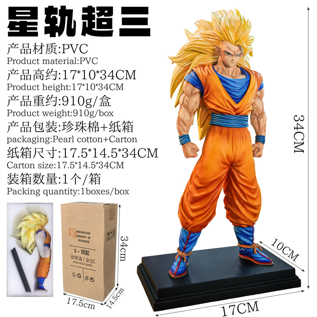JT Statue Anime Dragon Ball Series Super Saiyan Goku Klin Trunks Figures Pvc Statue Collection Model Room Decoration Gift Toy
