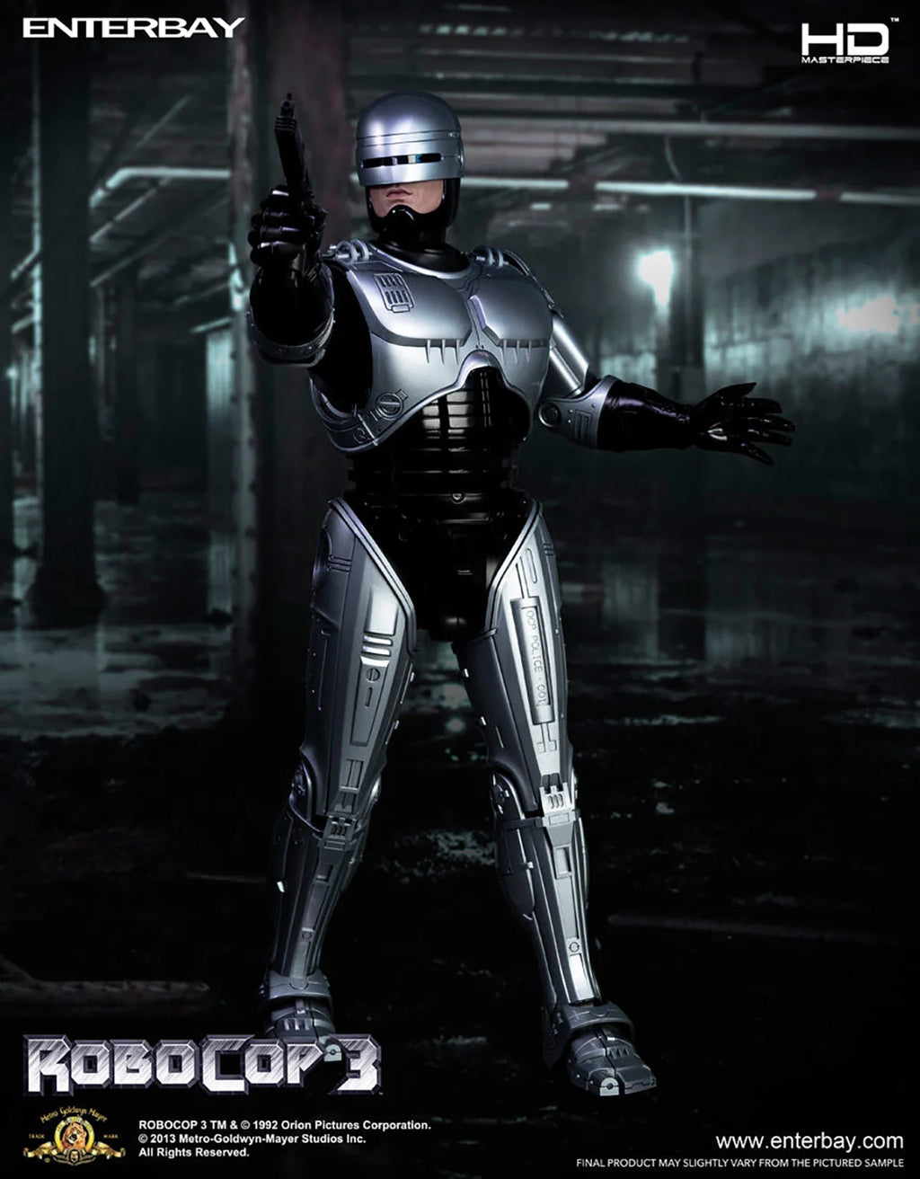 Original Enterbay EB 1/4 Murphy Mechanical Combat Police Robot Soldier Action Figure Model Collection Gift Model 48cm