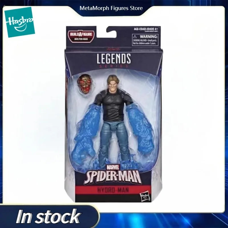 Original Hasbro Marvel Legends Series SPIDER-MAN HYDRO-MAN Anime Figure Toy Collection Model