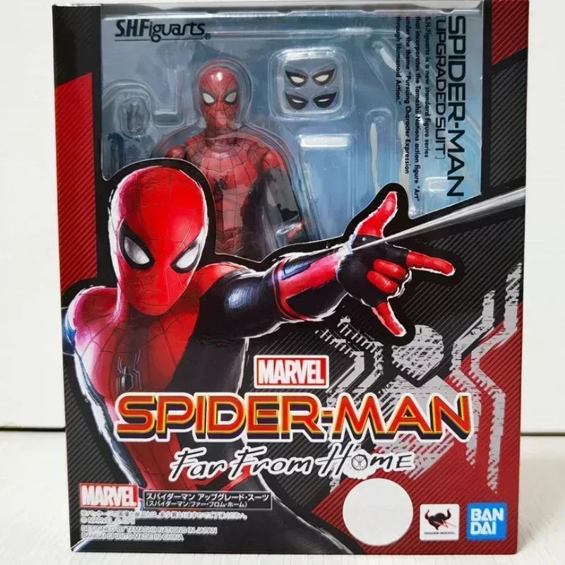 Figuarts Shf Spider Man Nuevo Traje Rojo Y Azul SPIDER MAN:No Way Home Figura De Acción Juguetes Modelo De PVC Original En Stock