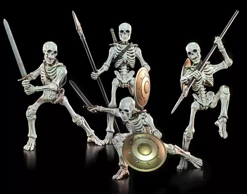 Original Four Horsemen Studios Exclusive Blood Knight Valiant Knight Big Head Demon Cosmic Skull Mythic Legions Deluxe Figures