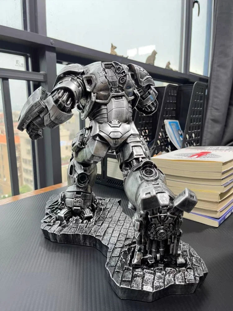 In Stock Iron Man Mk44 Action Figure Green Giant Resin Statue Combat Edition Collectors Home Decor Enthusiasts Collectible Toy