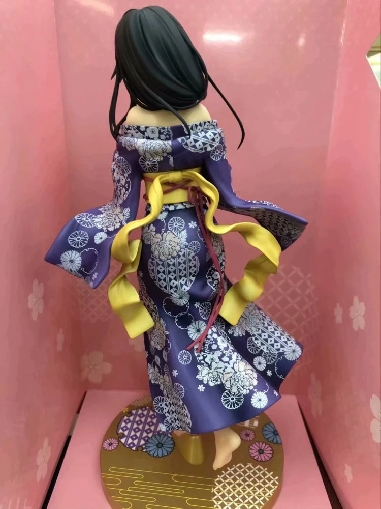 26cm Yukinoshita Yukino Figure Oregairu Standing Pose Yukata Anime Collectible Boxed Desktop Decor Figurine For Otaku Fans