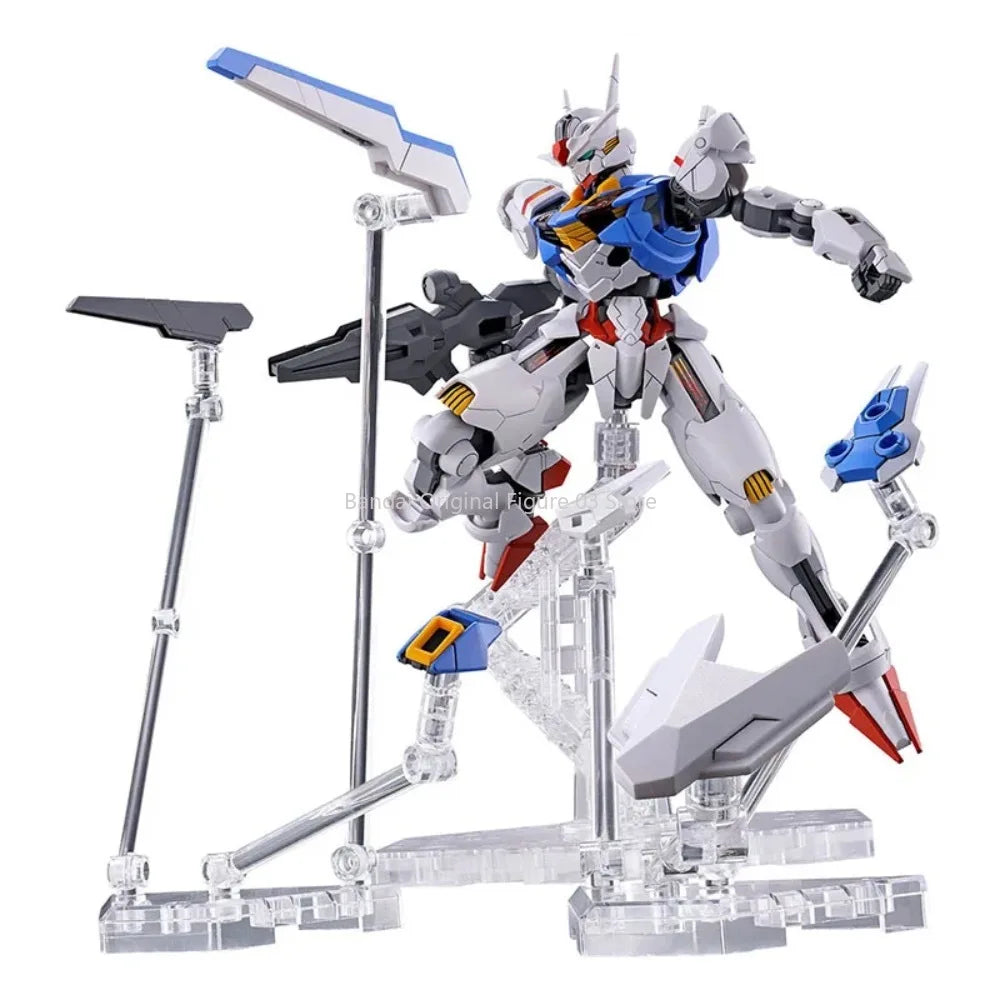 Bandai Genuine GUNDAM AERIAL THE WITCH FROM MERCURY  DISPLAY BASE HG Anime Action Figure Assembly Model Toys Gift Children
