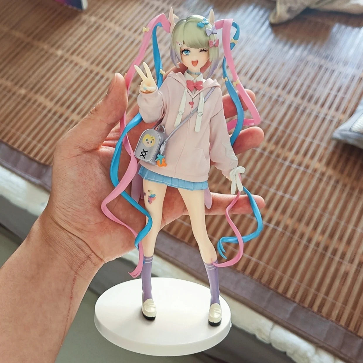 Hot Needy Girl Overdose Anime Figure Parade Kangel Pvc Collection Model Kawaii Figure Birthday Ornament Collectible Toys