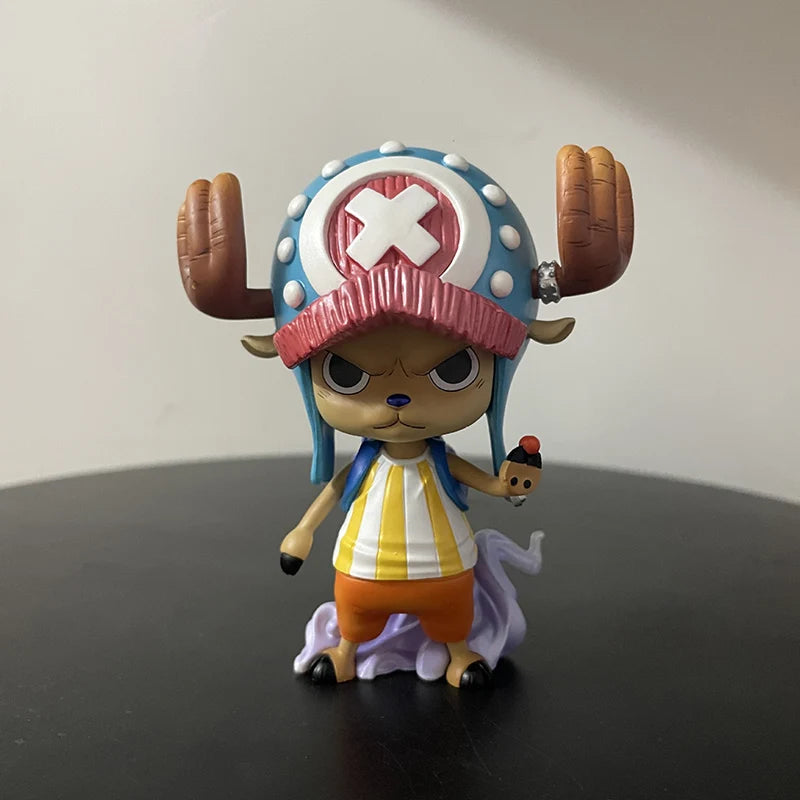 New 10cm ONE PIECE Anime Figures Tony Tony Chopper Figure Cute PVC Statue Collection Model Birthday Gifts Custom Toy
