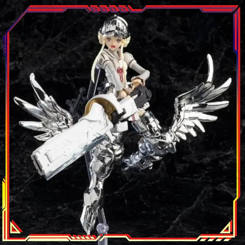 Max Factory PLAMAX Divine Winged Sky Knight Godslayer Yuri Silver-Plated Action Figure Assembly Model Toy Collectible