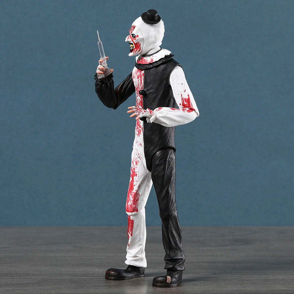 NECA Damien Leone's TERRIFIER 2 Ultimate Art the Clown Figure BLOOD SPLATTERED