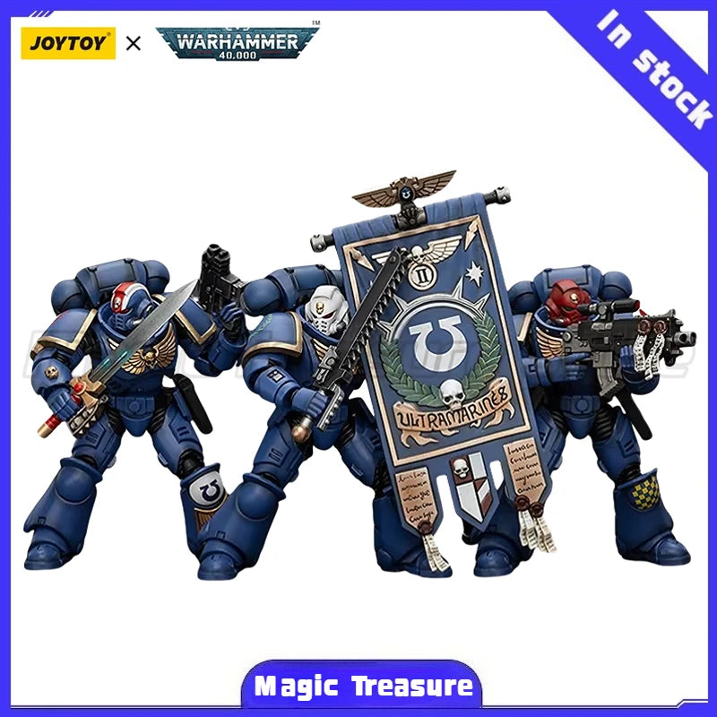 【MT】JOYTOY 1/18 Action Figure Warhammer 40K Ultramarines Heroes of The Chapter Primaris Lieutenant Erastus Posca Castor