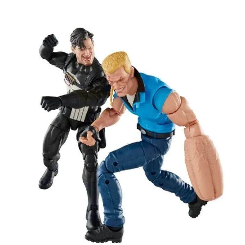 In Stock Hasbro 1/12 Scale Marvel Legends Punisher & Bushwacker Anime Action Figure Model Doll Toys Hobby Collectible