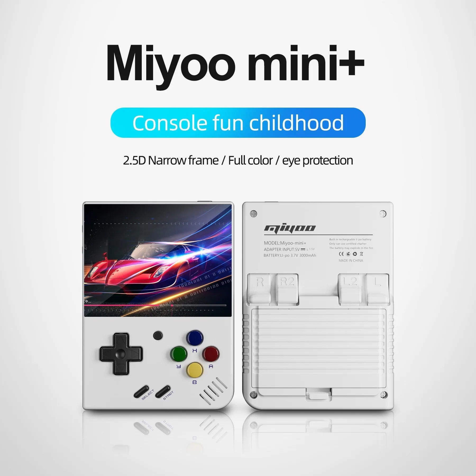 Miyoo Mini Plus Open Source Retro Express Editio Game Console Portable Gba Gaming Ps1 Nostalgic Style Handheld Game Players Gift