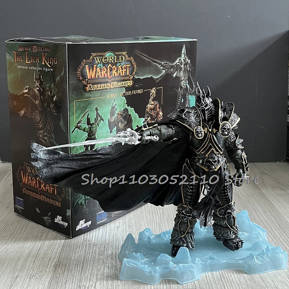 WOW Игра Fall of The Lich King Arthas Illidan Stormrage Фигура Demon Form Series Екшън Фигурка Модел Играчки Кукла Подаръци за Рожден Ден